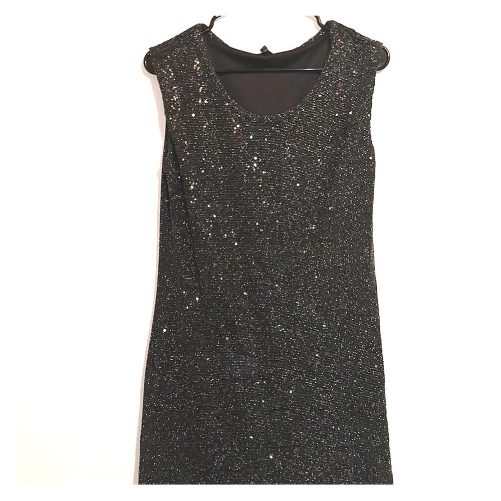 Express black sparkly dress.